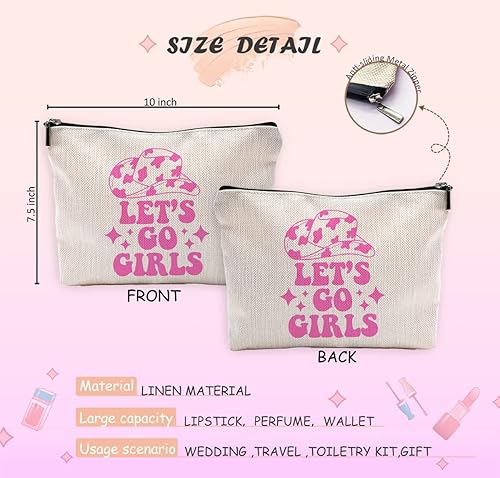 Miniatura 2 de Bolsa de maquillaje occidental, bolsa de maquillaje estética, para niñas, bolsa de maquillaje rosa, bolsas de maquillaje para mujeres, regalos de