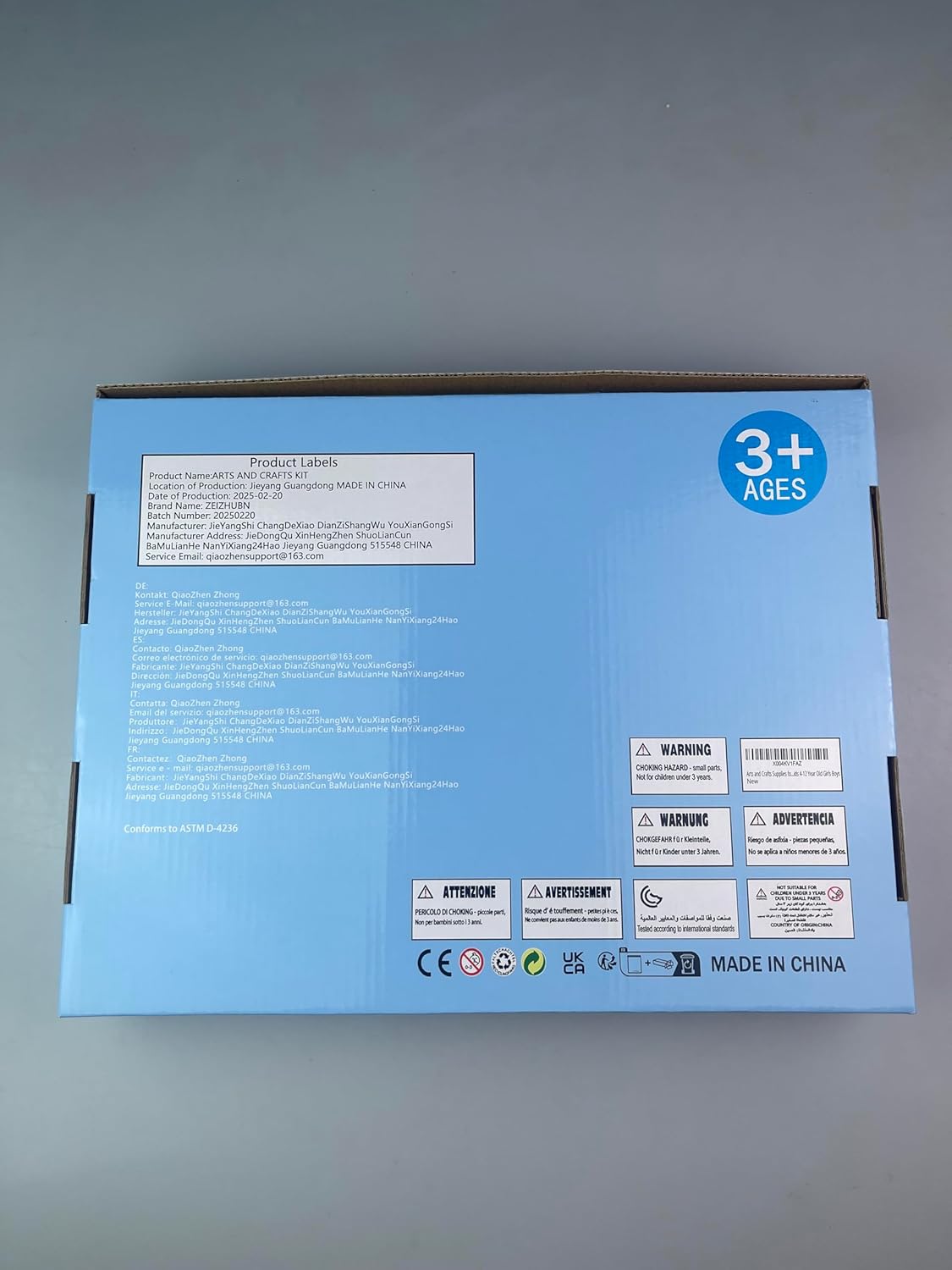 Arts and Crafts Supplies for Kids - 3000Pcs Craft Kit with Pipe Cleaners Crafts for Kids All in Art Crafting Box DIY School Supplies Materials Set Toys Gifts for Girls Boys Age 4 5 6 7 8 9 10 11 & 12 Blue image 7 of 7 B0DXTFG13S