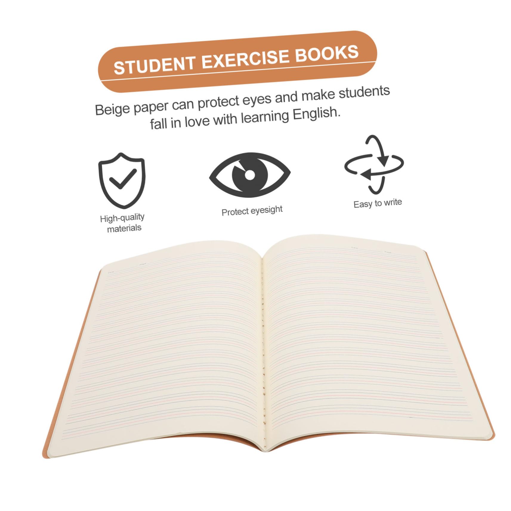 Cahiers D'anglais 10 Pcs en Papier, Cahiers D'exercices, Rentrée Scolaire | Livres D'écriture Manuscrite, Fournitures Scolaires, Cahier Scolaire, Léger pour Étudiants et Enseignants