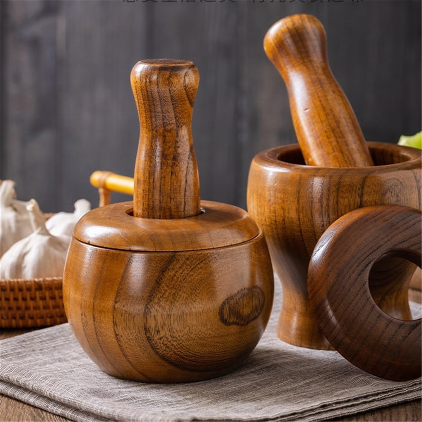 Pratico Mortaio e pestello essenziali for la cucina for macinare spezie ed erbe aromatiche