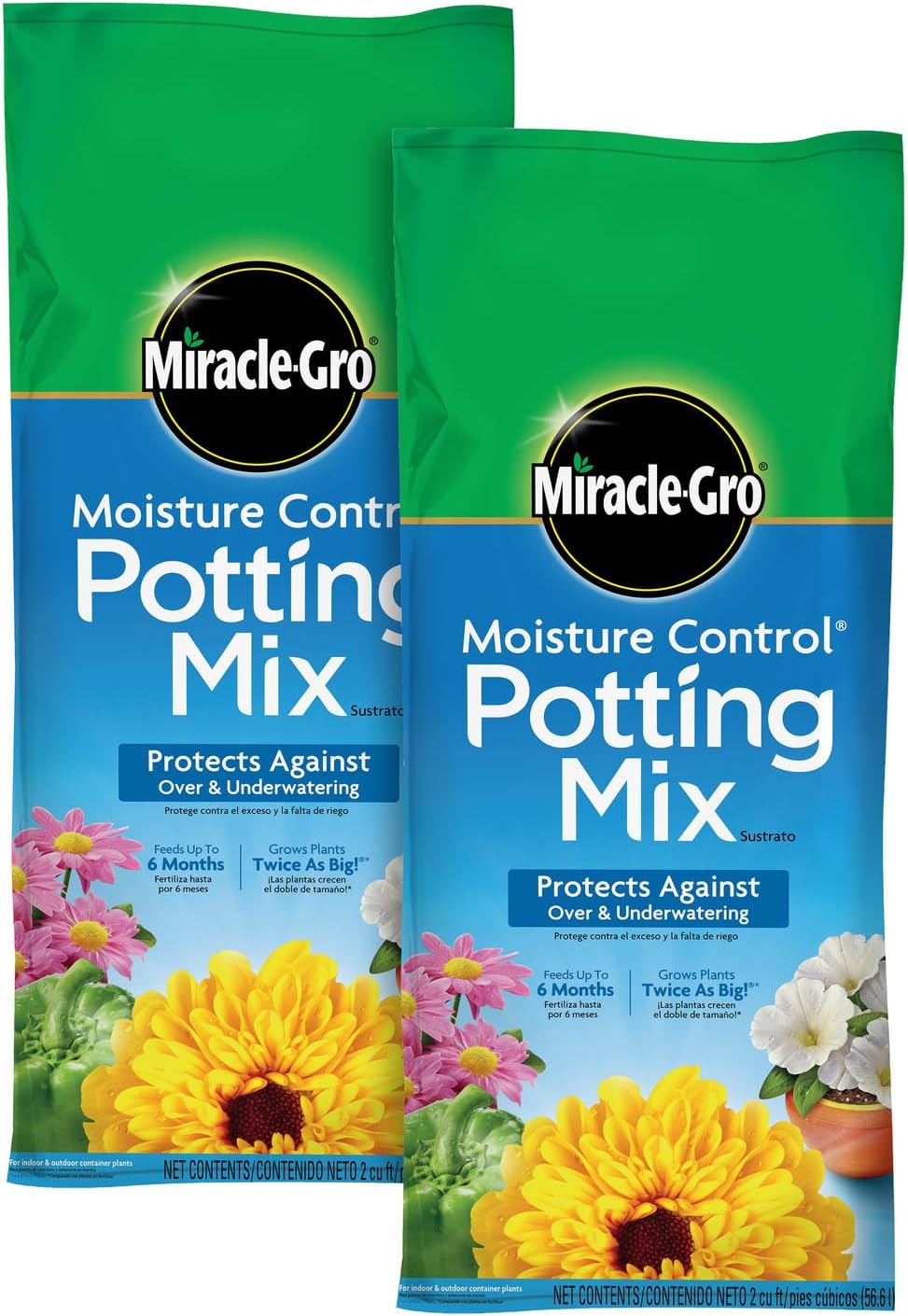 MiracleGro Potting Mix, Potting Soil for Indoor and