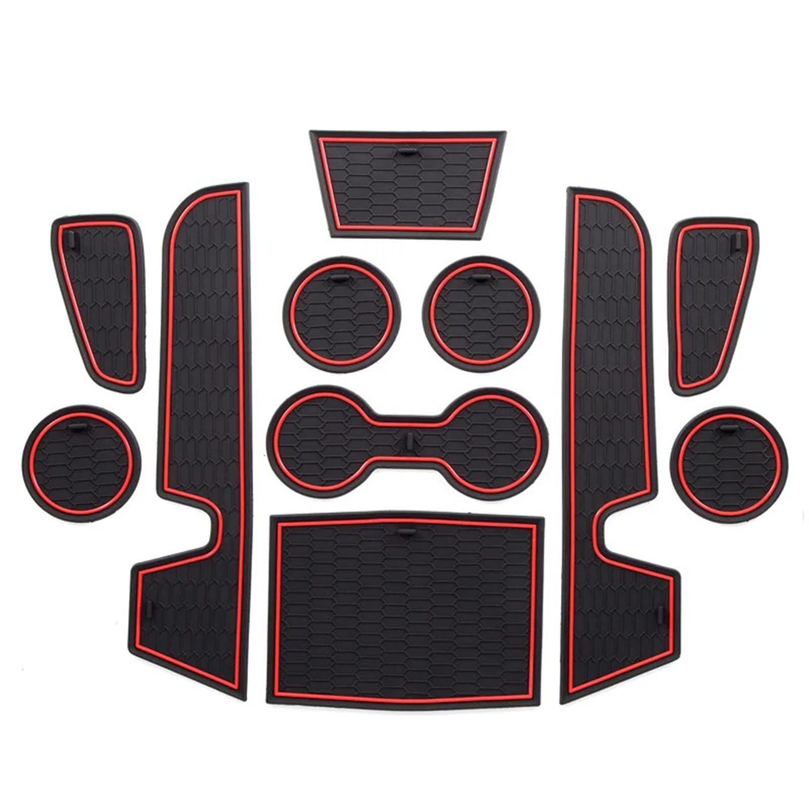 ahhccne Rubber Mats for Centre Console for Toyota Corolla 2019-2020, LHD Rubber Mats for Centre Console