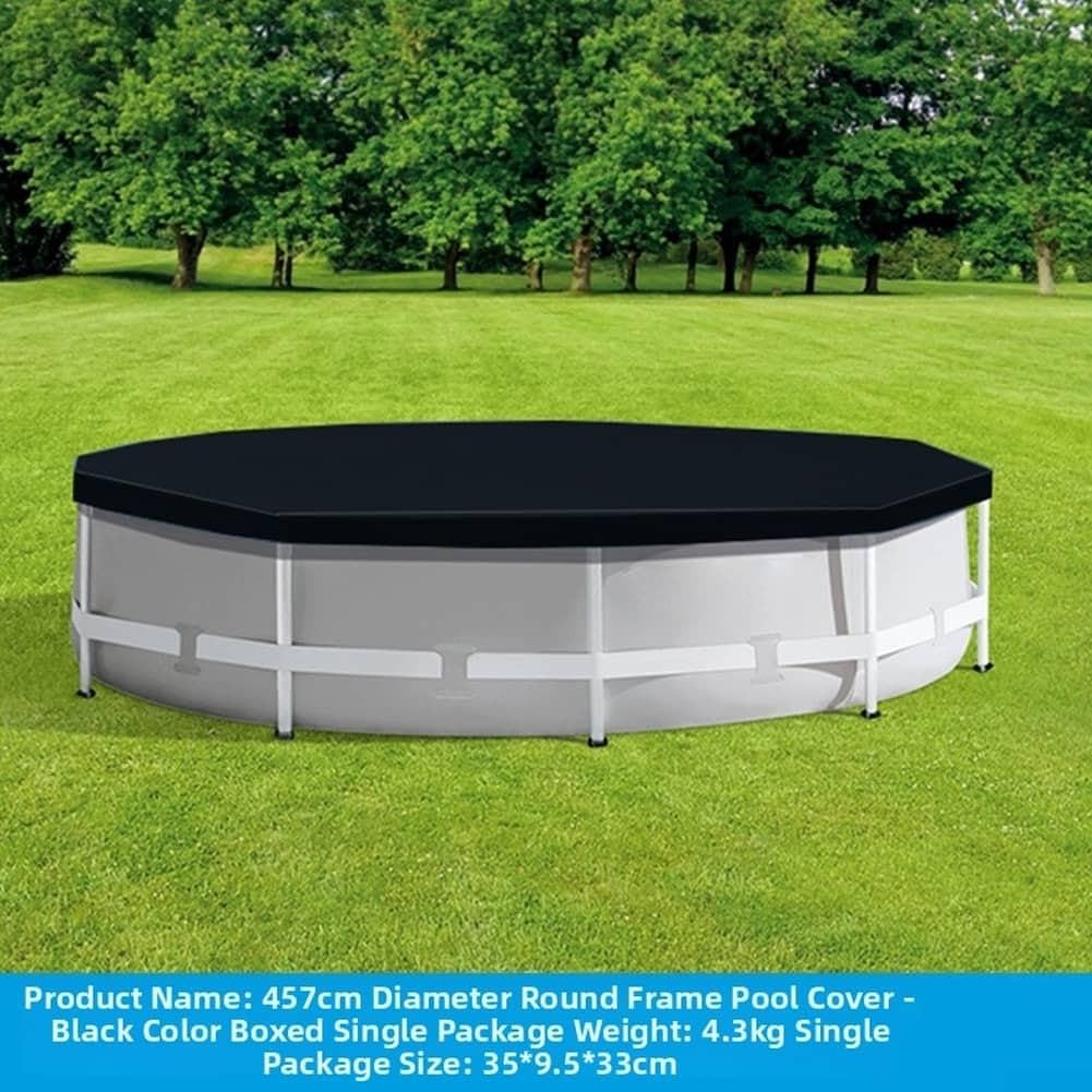 Piscina Redonda 8FT Negra Antihojas Piscina Redonda 8FT Negra
