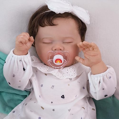 Miniatura 21 de SCOM Muñecas realistas de bebé recién nacido, de 20 pulgadas, muñeca de bebé recién nacida, muñecas de bebé de la vida real con cuerpo suave