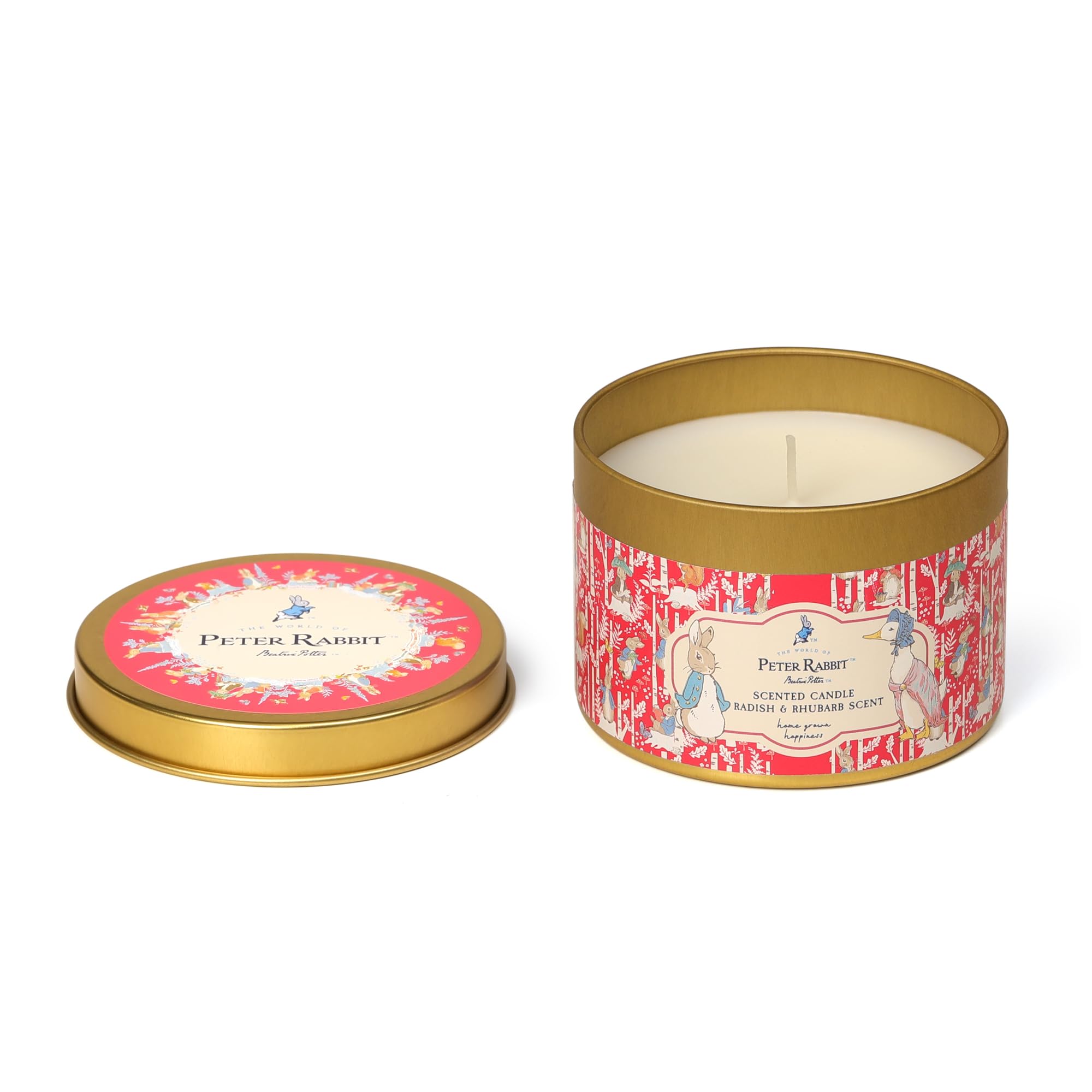 Peter Rabbit™ Radish Rhubarb Scented Tin Candle 1 Wick 25Hr Burn from B&Q