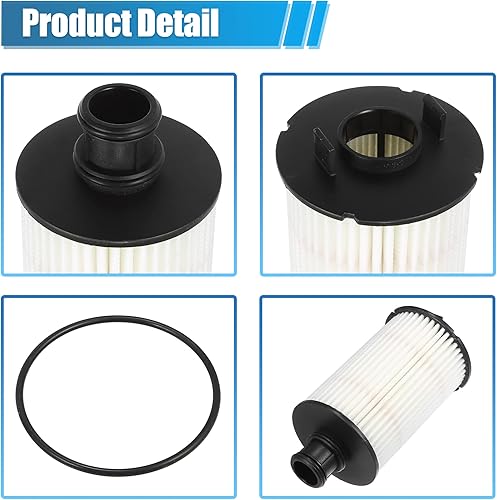 Miniatura 4 de X AUTOHAUX 6 Unids Filtro De Aceite De Motor Reemplazo AJ812351 C2D3670 XR858593 LR011279 Filtro De Combustible De Aceite Para Land Rover Range