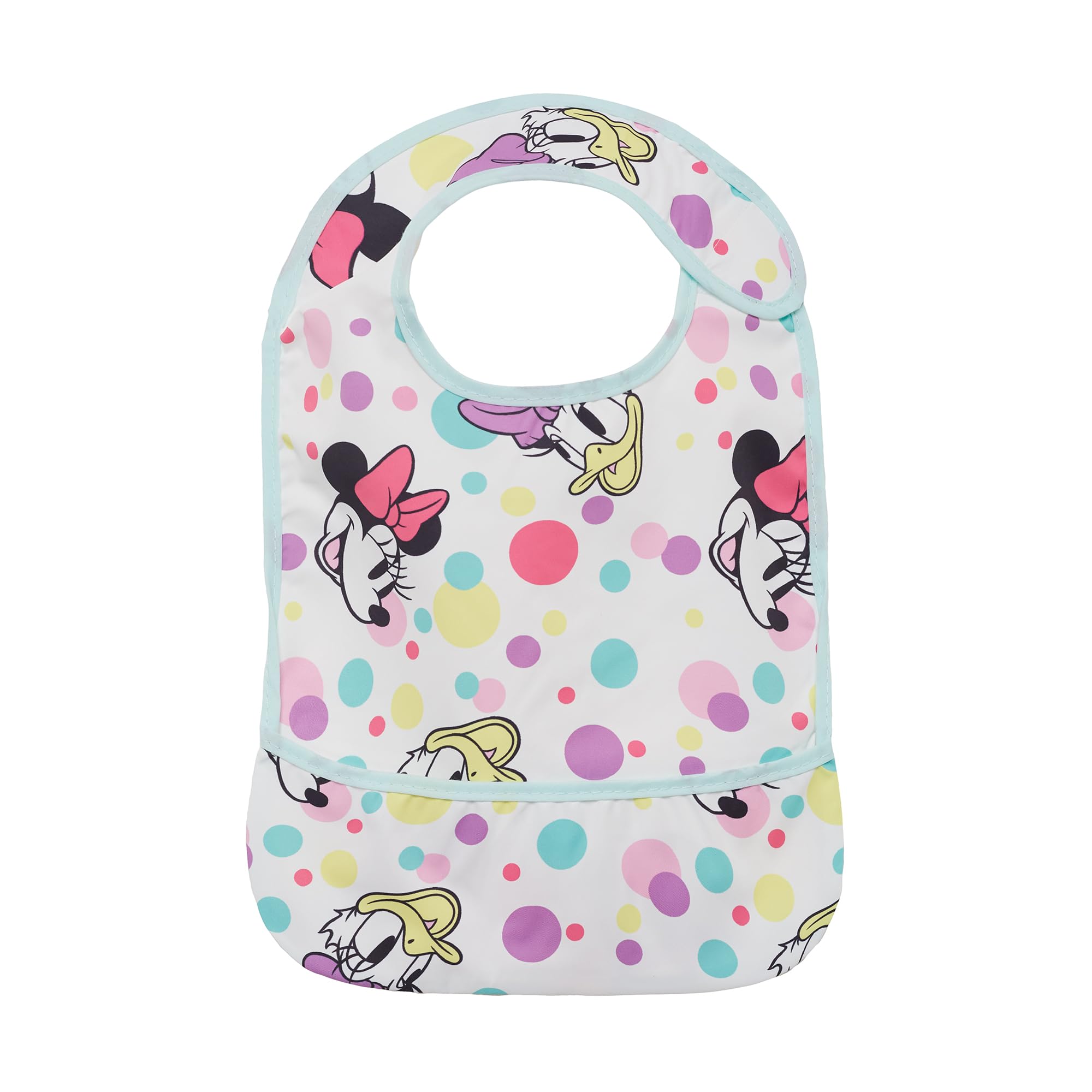 Ellepi Bavaglini Disney Plastificati con Tasca Minnie & Topolino 2 Pezzi