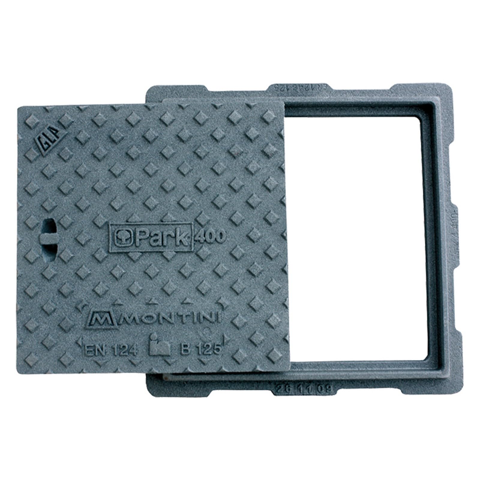 1PEZZO CHIUSINO IN GHISA B125 cm 20 x 20 - Kg 5