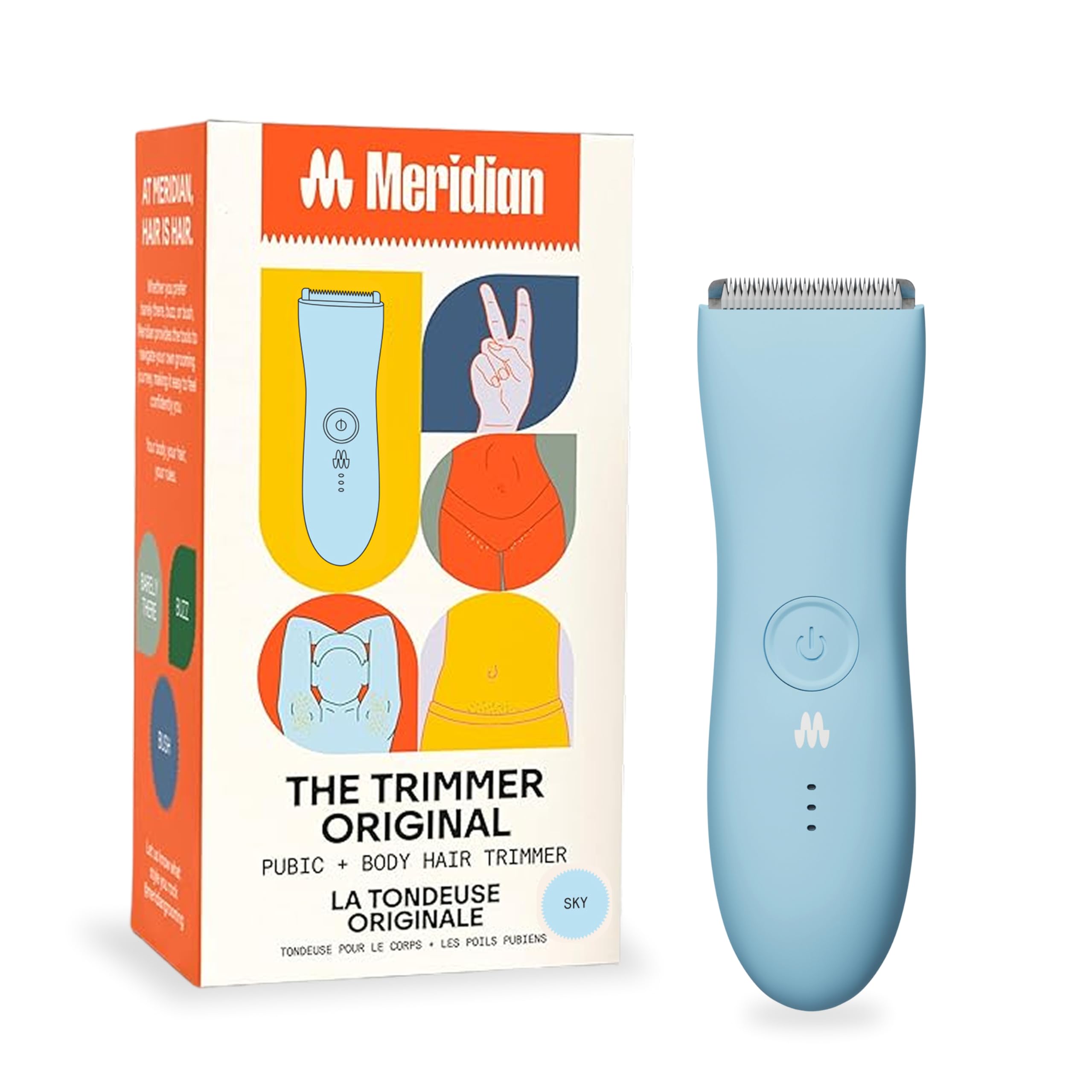 Amazon.com: MERIDIAN The Trimmer Original - Body Hair Trimmer for