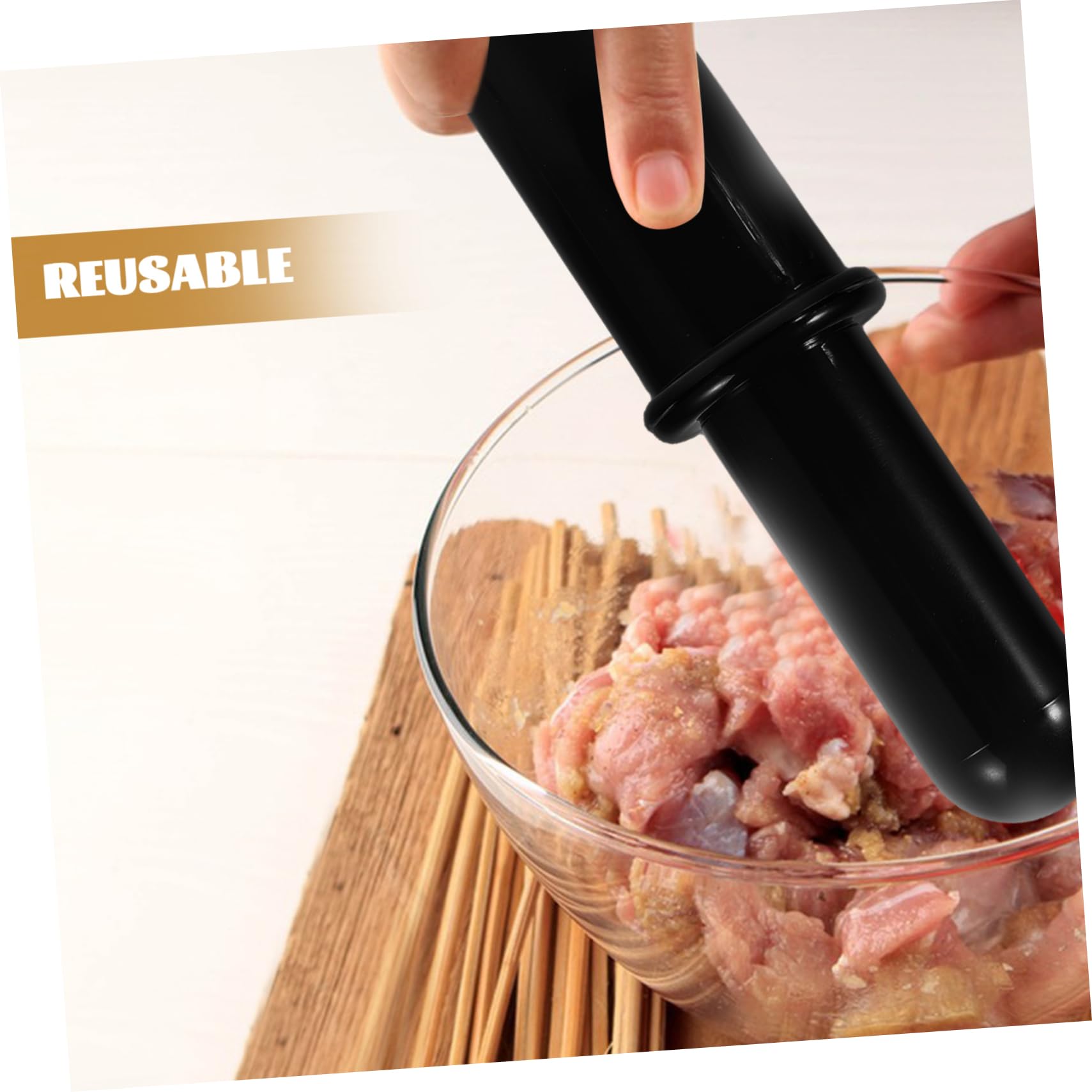 Gatuida Asta Per Tritacarne Bastoncino Per Spingere Il Cibo Tritacarne Stantuffo Utensile Per Carne Pestello Insaccatrice Schiacciacarne Pressa Per Carne In Plastica