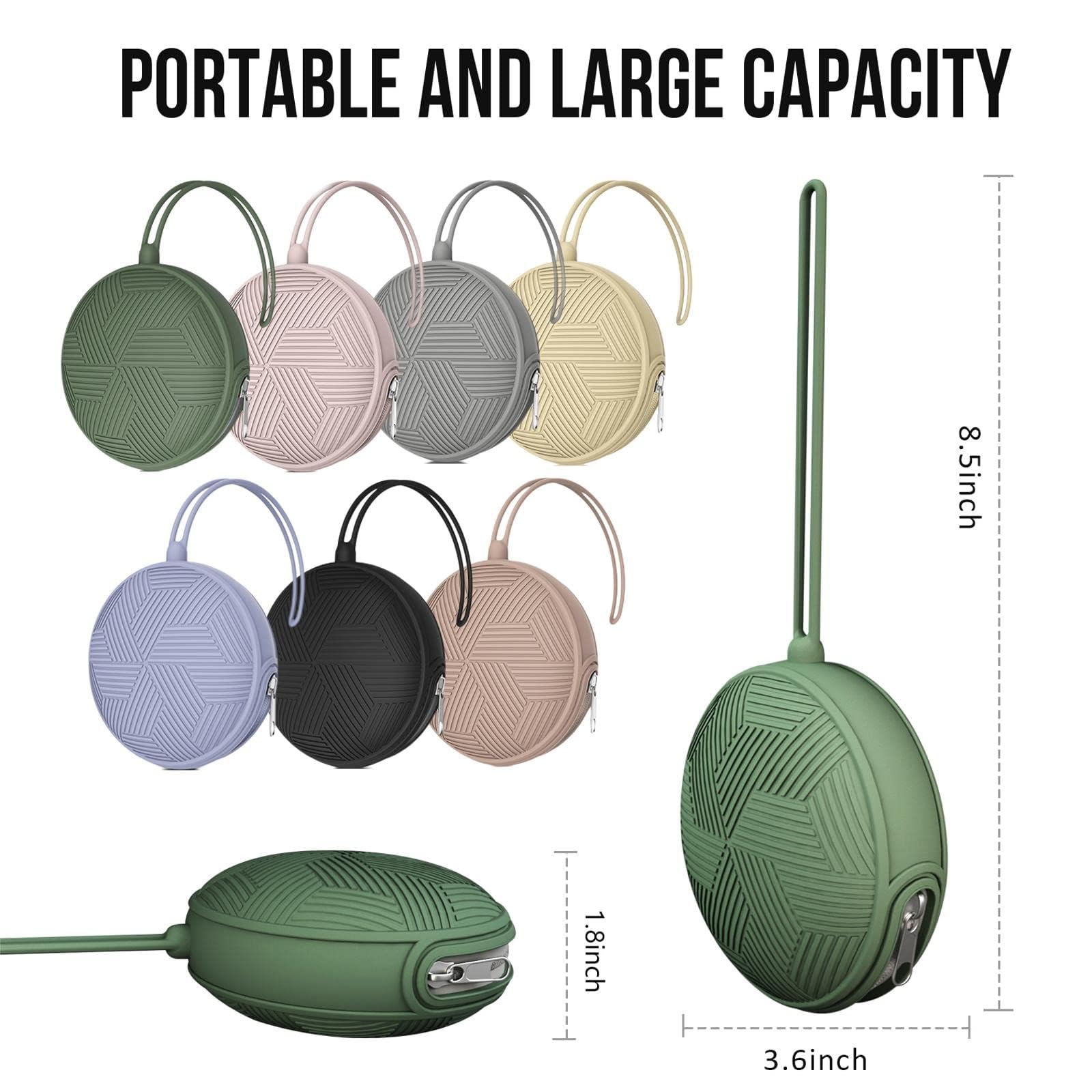 Smlpuame Porta Ciuccio, Portaciuccio in Silicone, Porta Succhietto Senza BPA, Portaciuccio da Viaggio, Custodia Ciuccio per Bambini, Pratica Scatola Porta Ciuccio,Rosa - 3