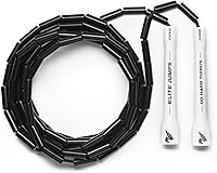 Vista 11 de Elite Jumps - Cuerda de saltar con cuentas de 1 pulgada de Do Hard Things Cuerda de saltar cruzada para tu equipo de ejercicio Cuerda de saltar
