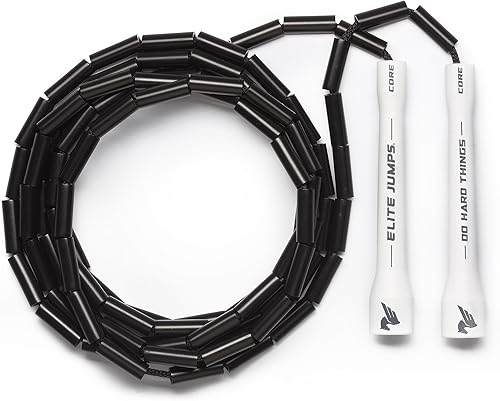 Miniatura 7 de Elite Jumps - Do Hard Things 1” Beaded Jump Ropes | Crossover Jump Rope for Your Exercise Equipment | Segmented Jump Rope