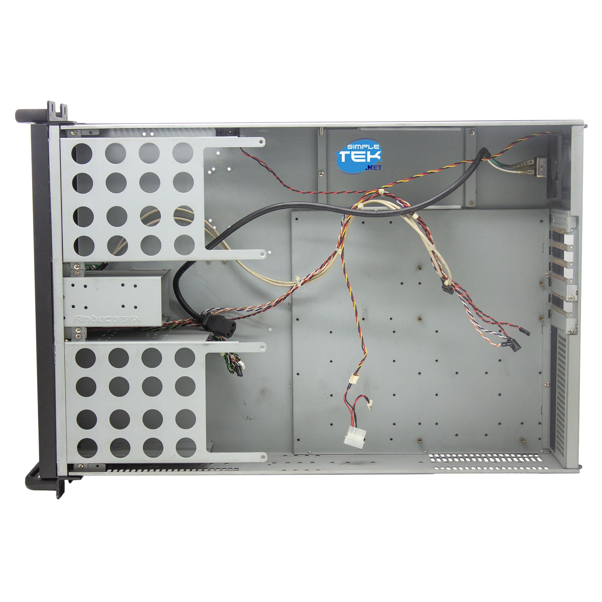 SIMPLETEK - Case Standard 3U - Rack 19" | Supporto EATX/ATX/mATX/Mini-ITX | Alloggiamento Alimentatore ATX, NO Componenti (Ricondizionato)