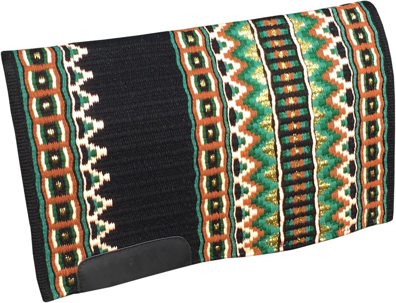 HUMAYL Saddlery Saddle Pad/Blanket for Horses Western Show Horse Saddle Blanket New Zealand Design Handmade Wool Saddle Blanket Top Wool Saddle Pad Regular Size : 34" L x 36" W x 1" inches PAD0152
