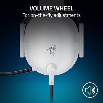 Razer BlackShark V2 X (PlayStation) - Wired e-sports headset for PlayStation 5 console - 250g - cardioid microphone - 50mm drivers, passive noise cancellation - 3.5mm jack White