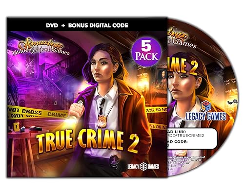 Miniatura 2 de Legacy Games Amazing Hidden Object Games for PC True Crime Vol. 2 (5 Game Pack) - PC DVD with Digital Download Codes