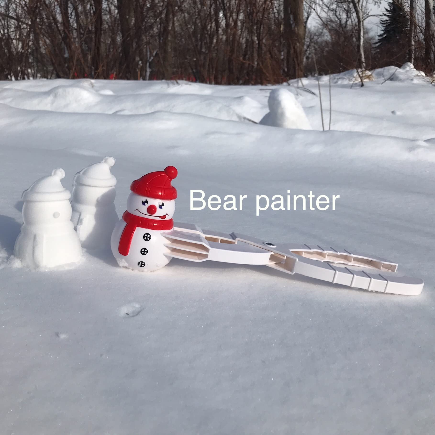 でっかい雪だるま Amazon | 可愛い 雪だるま型 （大）スノーボールメーカー 雪玉