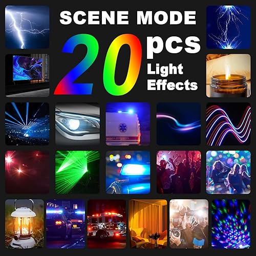 Miniatura 4 de GreatLPT Luz para selfie para cámara de teléfono, luz de llenado de teléfono con clip desmontable y zapata fría, CRI 96 a todo color de 360