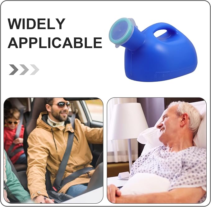 Orinal portátil para hombres Beaupretty con tapa antifugas, diseño liviano para viaje y actividades al aire libre miniatura 8