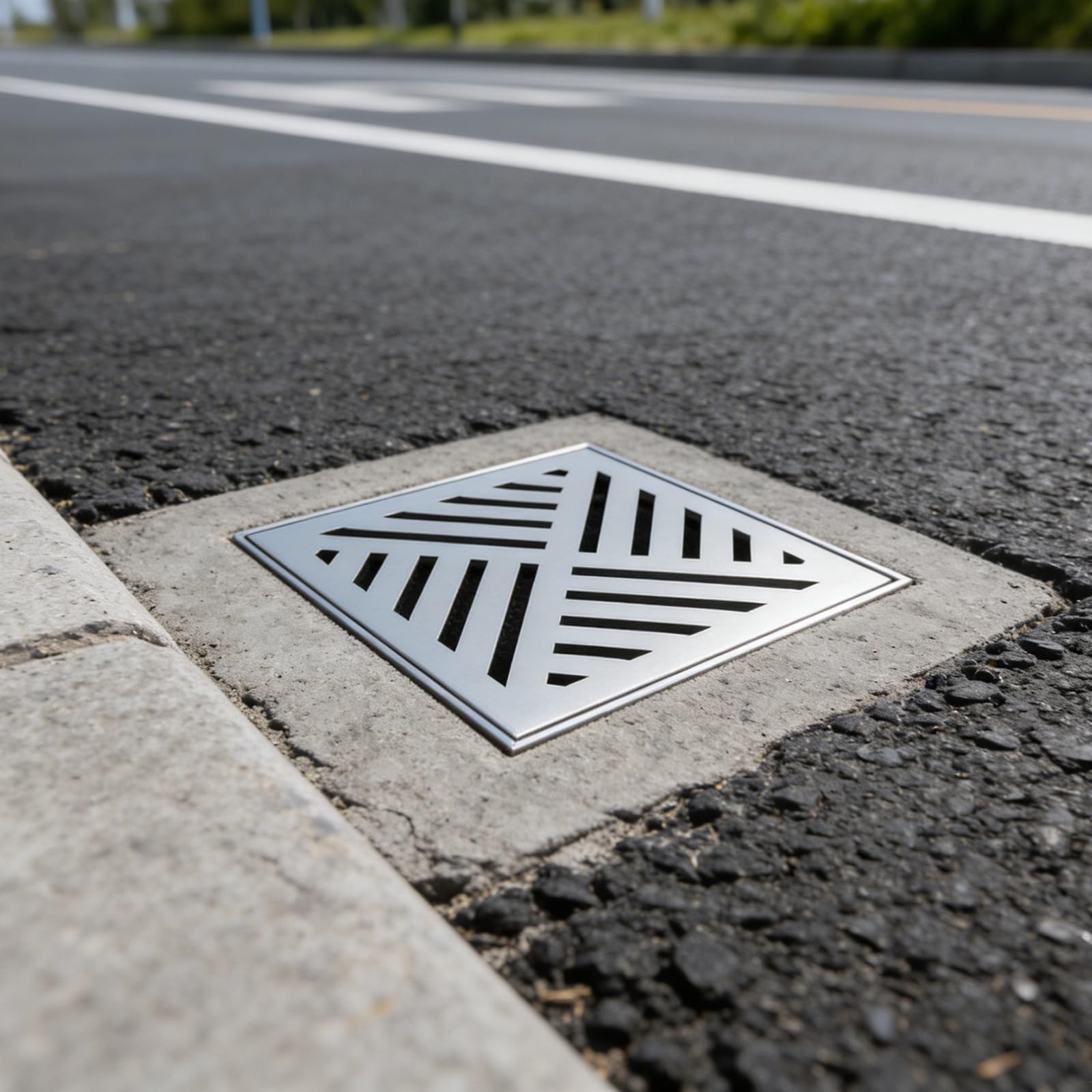 Lar inless stalowa osłona odpływowa na zewnątrz - 30 x 30 cm (12 x 12 cali) ruszt przeciwdeszczowy i ruszt do umywalki do chodnika, podwórza, betonu