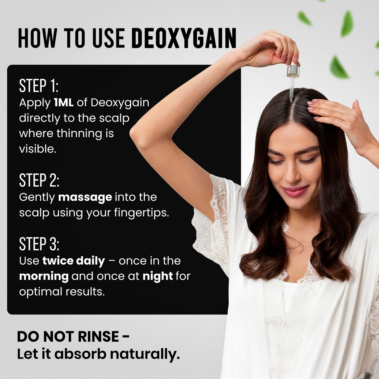 Deoxygain Hair Growth Serum with 2DDR, DHT Blocker & Biotin