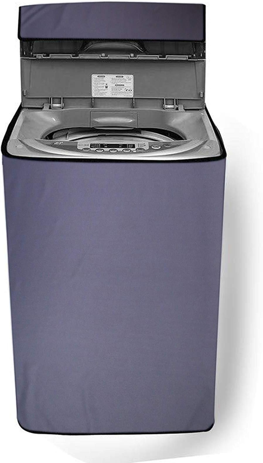 NITASHA Polycarbonate Outdoor And Indoor Washing Machine Cover For Samsung 7 Kg Top Load Fully Automatic Washing Machine, Wa70N4261Ss (Grey/Waterproof-Dustproof)