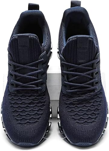 Miniatura 7 de Zapatos deportivos para hombre sin cordones para correr, caminar, tenis con cuchilla, informales, cómodos, antideslizantes, para el trabajo,