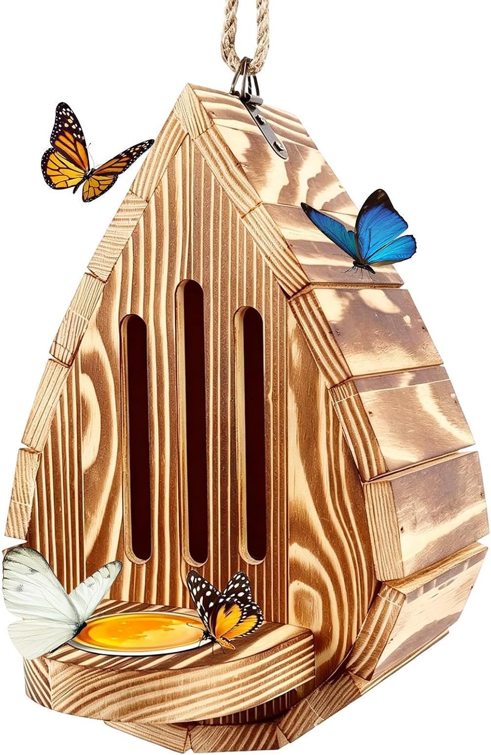 Garden Butterfly House Educational Wooden Habitat