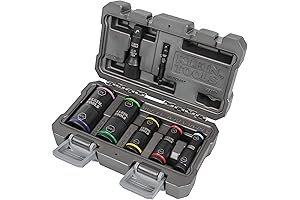 Klein Tools Heavy Duty Linemen Tools 7-Piece Impact Socket Set