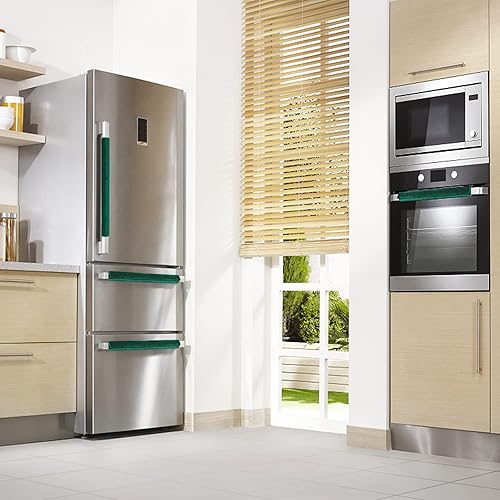 Miniatura 6 de 3 fundas para manijas de puerta de refrigerador, decoración de cocina, mantiene el electrodoméstico limpio, antiestáticas, para nevera,