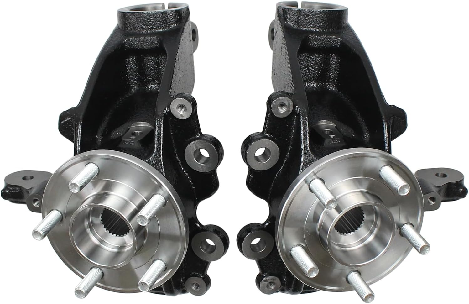 Front Passenger and Driver Side Steering Wheel Knuckle Hub Bearing Assembly for Ford Focus 2.0L 2012-2018