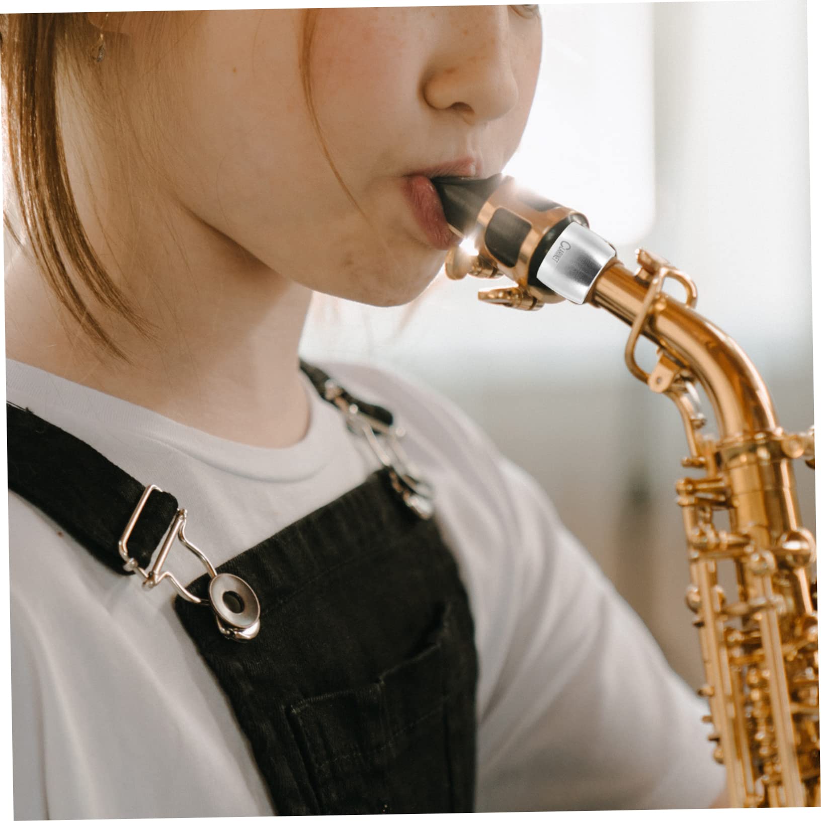 ifundom 4stücke Saxophon Blattschraube Clip Metall Für Altsaxophon Leicht Und Tragbar Verbessert Die Tonklarheit Langlebig Und Zubehör Für Musiker