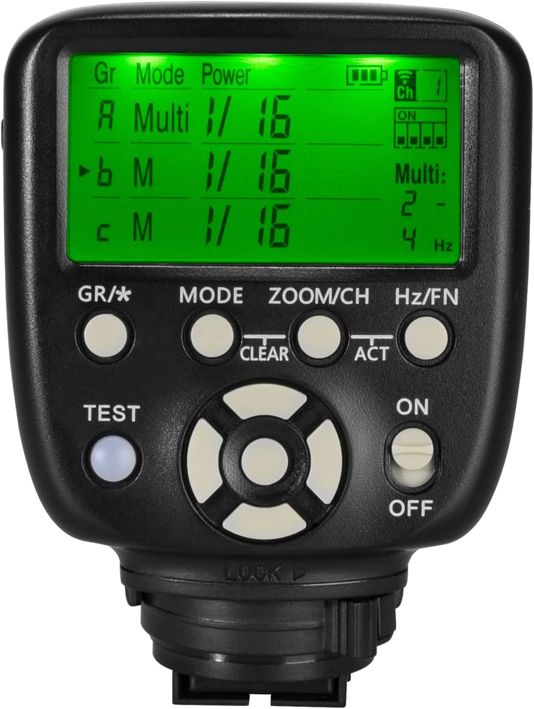 Upgraded YN560-TX II LCD Flash Trigger Remote Control for Canon and YN560IV/III YN660 with Alarm Function for Canon Cameras