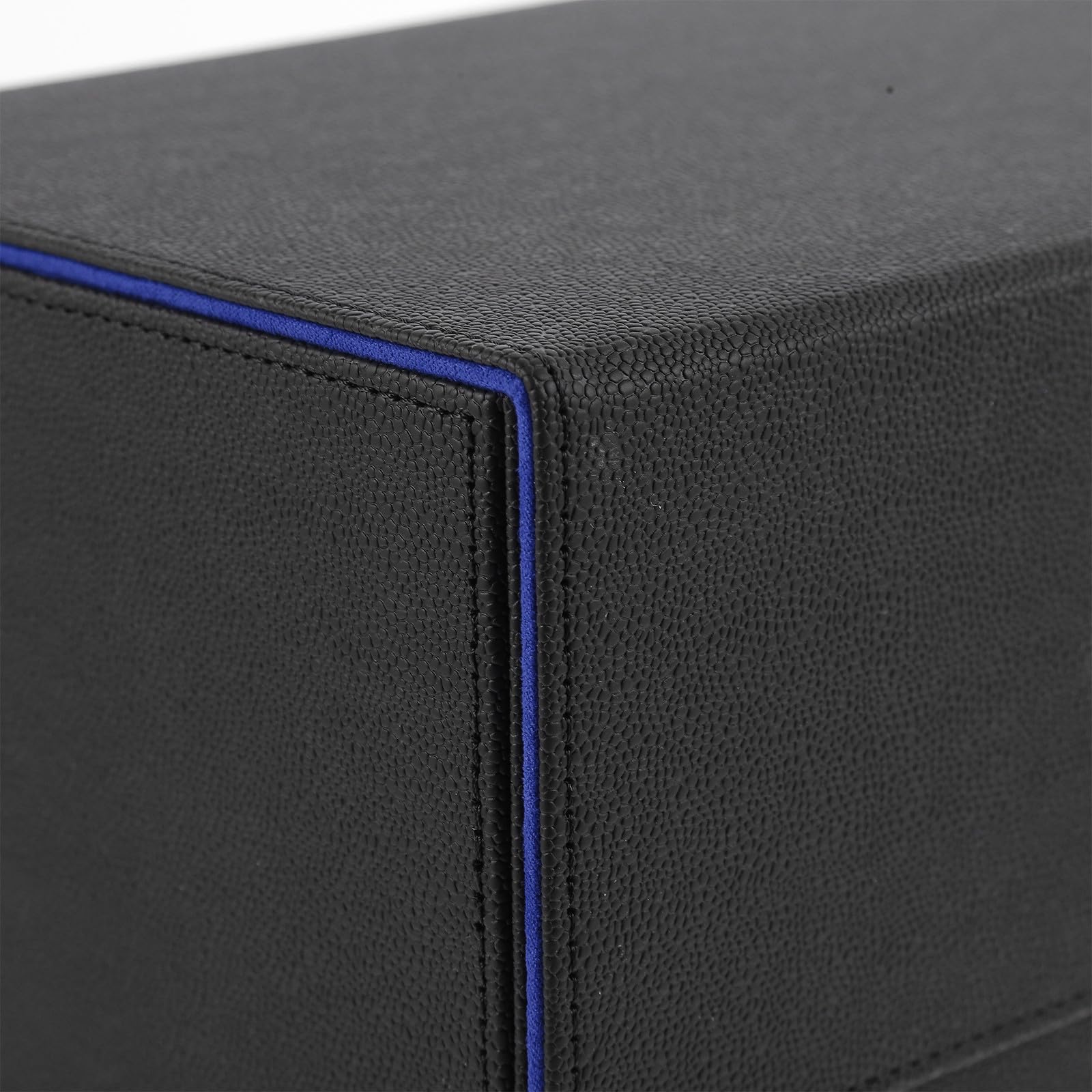FOMIYES Magnetische Sammelkarten Aufbewahrungsbox aus Pu Leder mit Fächern und Deckel Multifunktionaler Spielkartenhalter für Tcg und Sportkarten Verschleißfestes Etui für Zuhause und