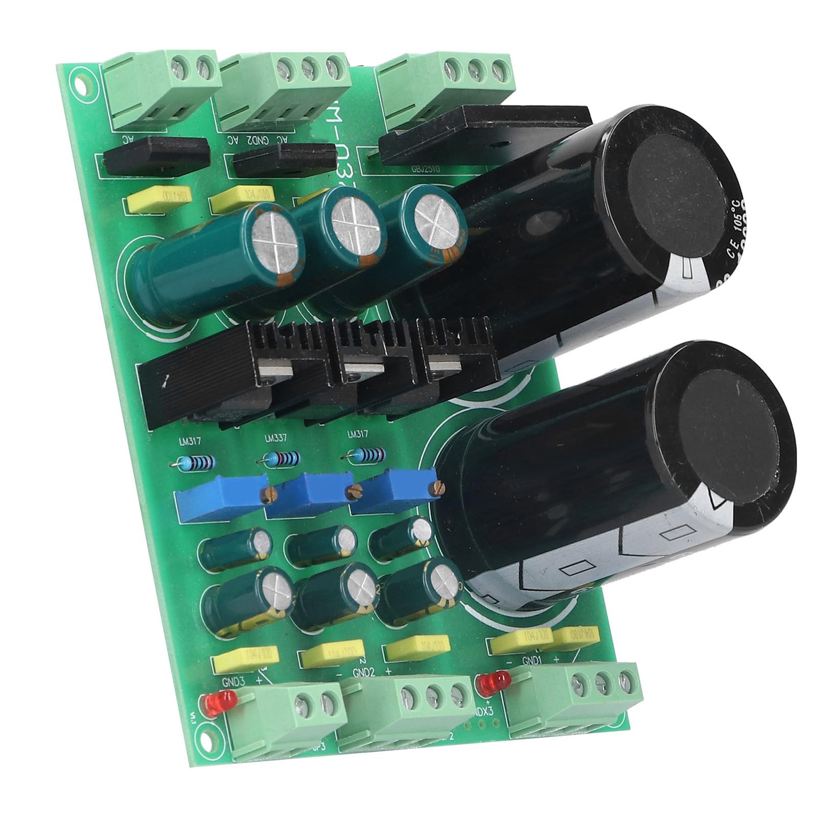 Moduł podwójnego wzmacniacza z filtrem Mavaol. Przemysłowy element elektroniczny