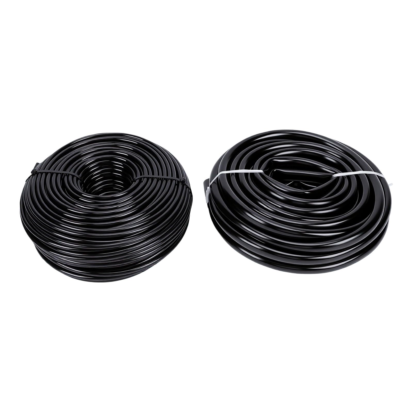 ZJchao Kit de Riego por Goteo, de Microirrigación Ajustable con Conectores de 4 Vías y Tubo de 1,4 Pulgadas, for Verduras Flores árboles Frutales