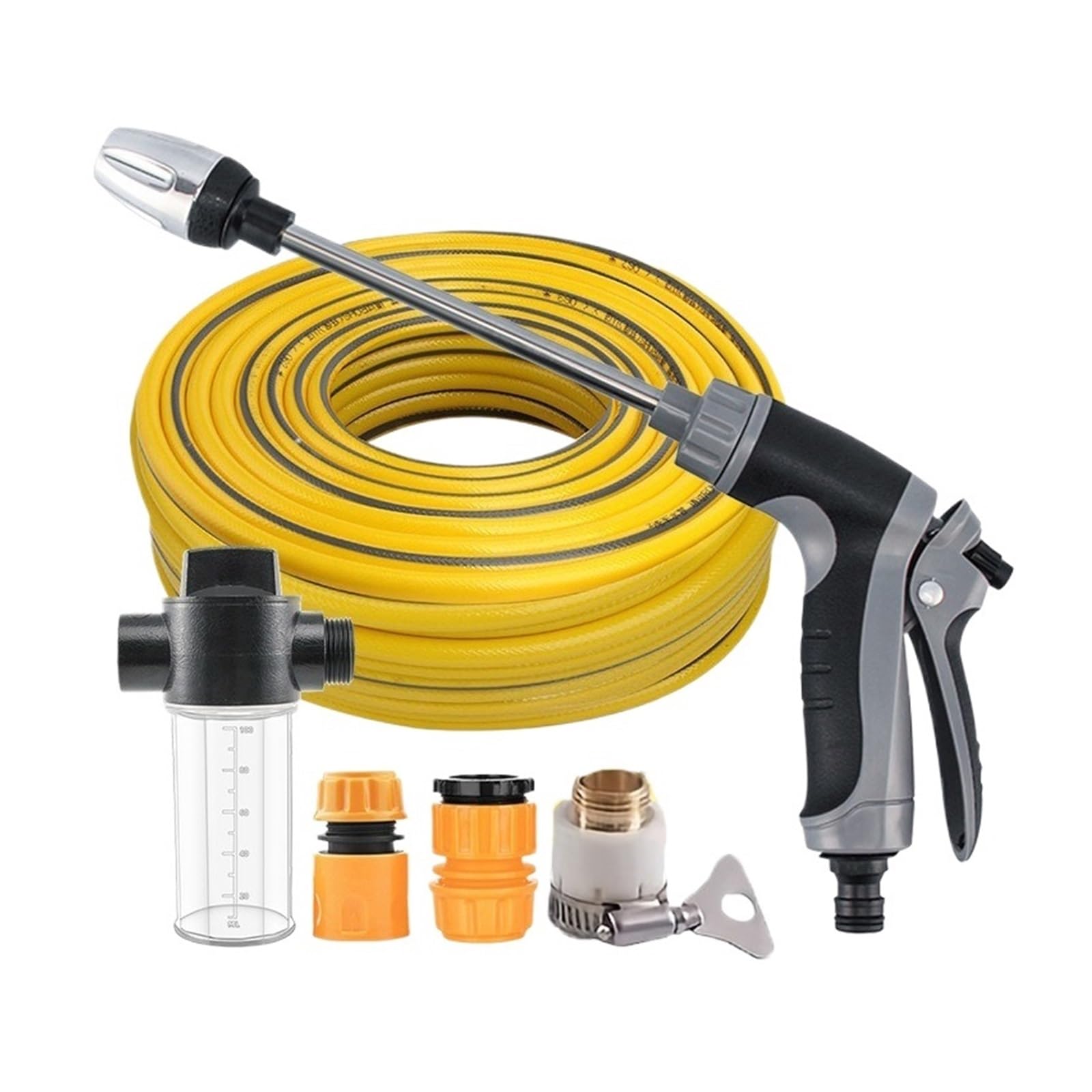 Rondelle a palo lungo a pressione multifunzionale portatile Pistola Irrigatore da giardino Pistola ad acqua pesante ad alta pressione Irrigazione for irrigazione
