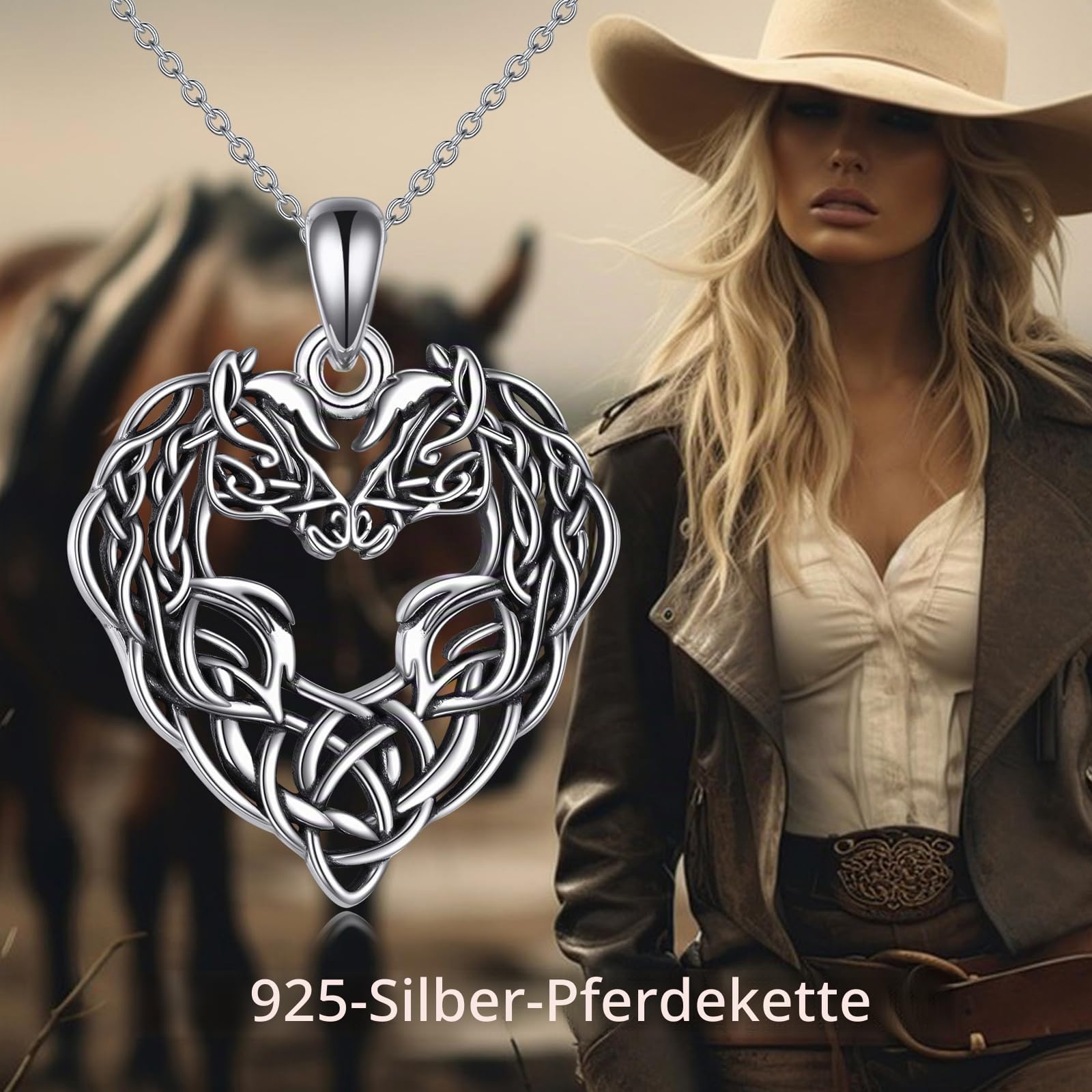 ONEFINITY Panda/Meeresschildkröte/Katze/Eule/Pferd/Waschbär/Fuchs Halskette Tier Anhänger Niedliche Tier Schmuck Geschenke für Frauen
