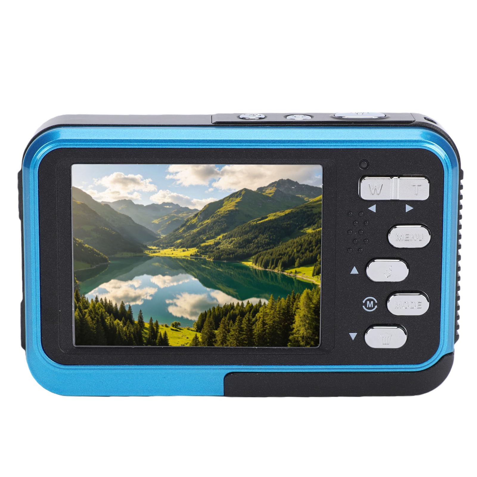Tangxi Fotocamera Subacquea 4K, Messa a Fuoco Automatica da 48 MP (BLUE)