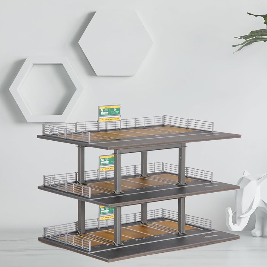 1/64展示30台可能・エナメルタイル5・3層式ディスプレーBOX/ネオジオラマ 1/64展示30台可能・エナメルタイル5・3層式ディスプレーBOX/ネオ