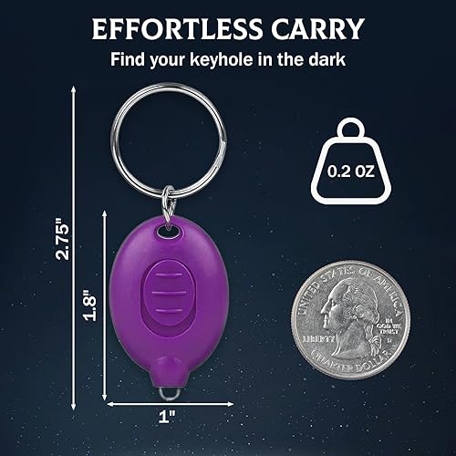 Miniatura 2 de 16 unids LED llavero linterna luz blanca mini llavero luz ultra brillante pequeña linterna, micro bolsillo llavero linterna LED para iluminación de