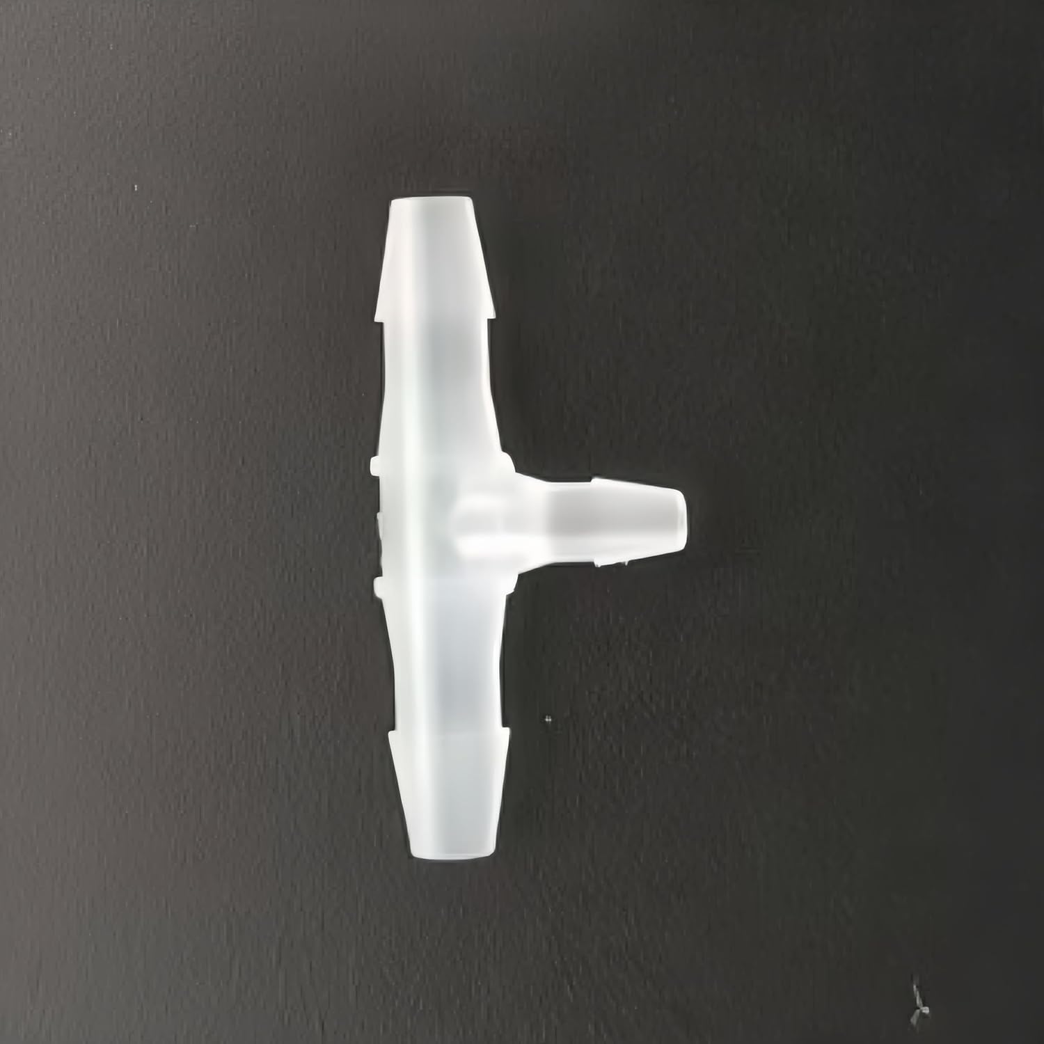 Plastic Hose Barb Fitting Equal/Reducing 3 Way Tee Shaped Connectors Tube Adapter Clear PP for Oxygen Tubing Pipe Household Fuel Gas Liquid Air Pack of 50 (Reducer, 2.4 * 2.4 * 1.6mm, T-Type)