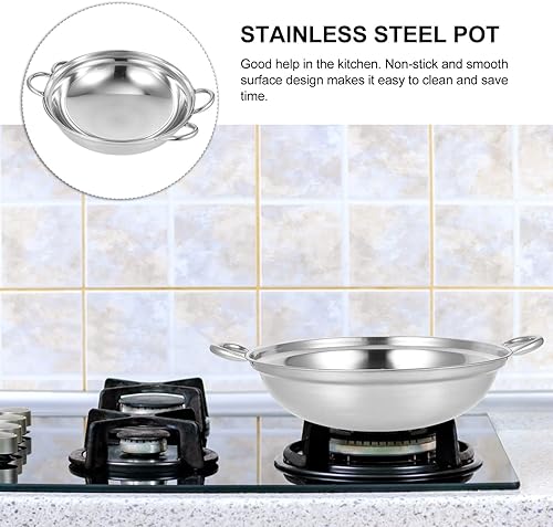 Miniatura 4 de Yardwe Espesar el pote de la manija antiadherente de la superficie fácil limpia que ahorra tiempo de acero inoxidable caliente