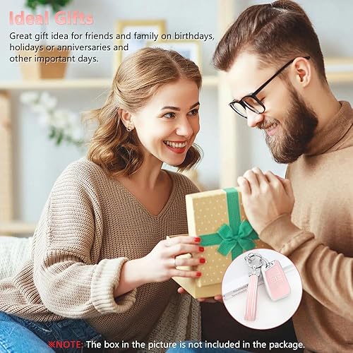 Miniatura 8 de PIFOOG Funda para llavero de TPU con llavero de coche brillante, borde plateado grande rosa, Borde rosa y plateado grande