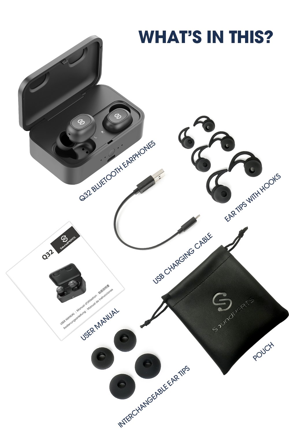 SoundPEATS True Wireless Bluetooth 