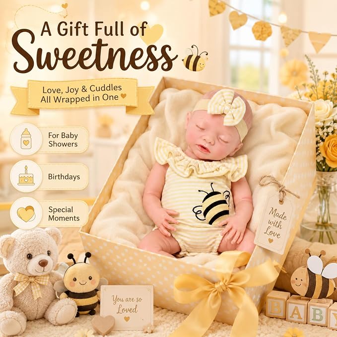 Muñeca Silicone Reborn Bebé Realista 16 Pulgadas 4 lb miniatura 3