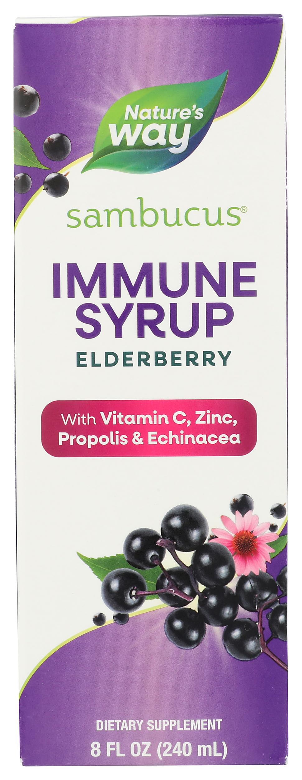 Natures Way Sambucus Immune Syrup, 8 FZ