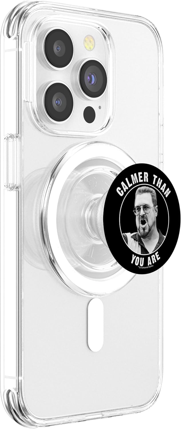 Big Lebowski Calmer Than You Are PopSockets PopGrip for MagSafe