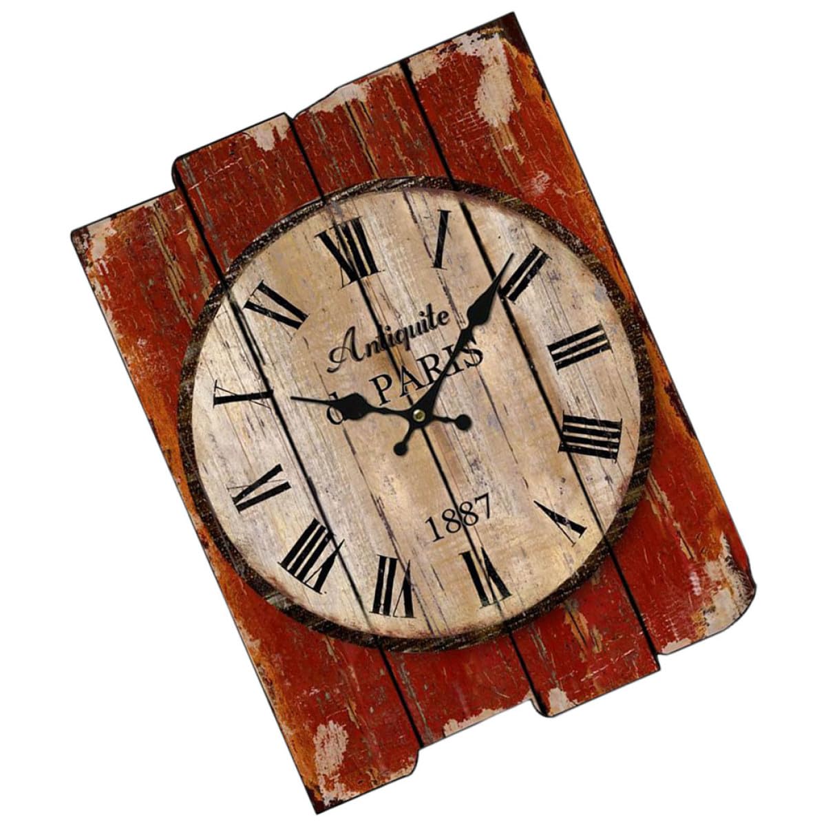 Horloge murale vintage pour salon rétro et cuisine chaleureuse accessoire déco maison